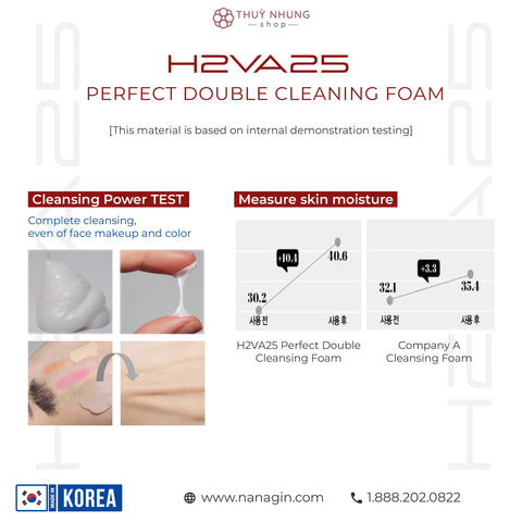 APYLD H2VA25 Perfect Double Cleansing Foam 100ml - Thuy Nhung Shop