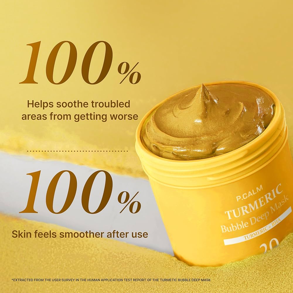 [P.CALM] Turmeric Bubble Deep Mask - Thuy Nhung Shop