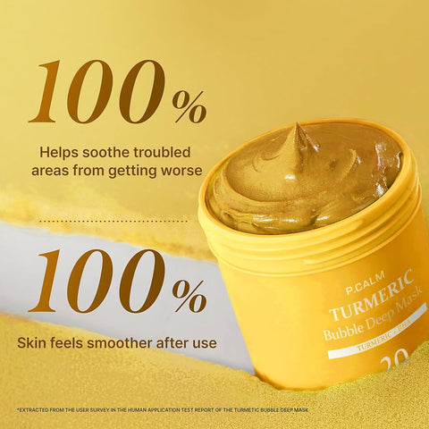 [P.CALM] Turmeric Bubble Deep Mask