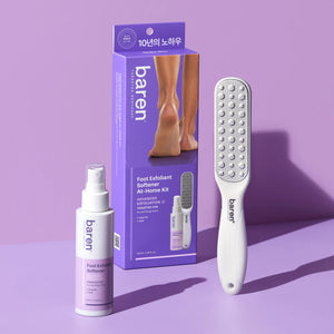 [BAREN] Foot Exfoliant Softener At-Home Kit