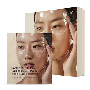 [Nacific] Rice Pepta Collagen Gel Mask Set