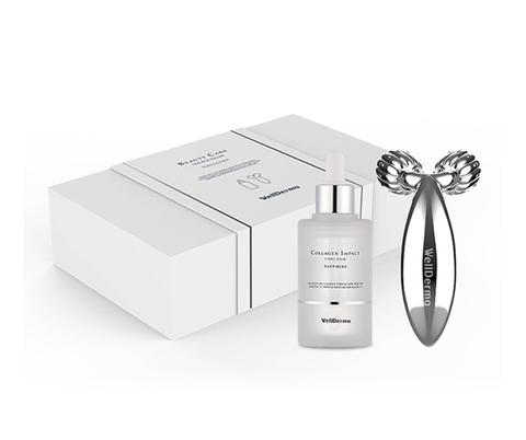 [WELLDERMA] Collagen Beauty Care Serum & Lifting Roller Set