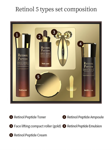 [WELLDERMA] Premium Retinol Peptide Lifting Special Set - Thuy Nhung Shop