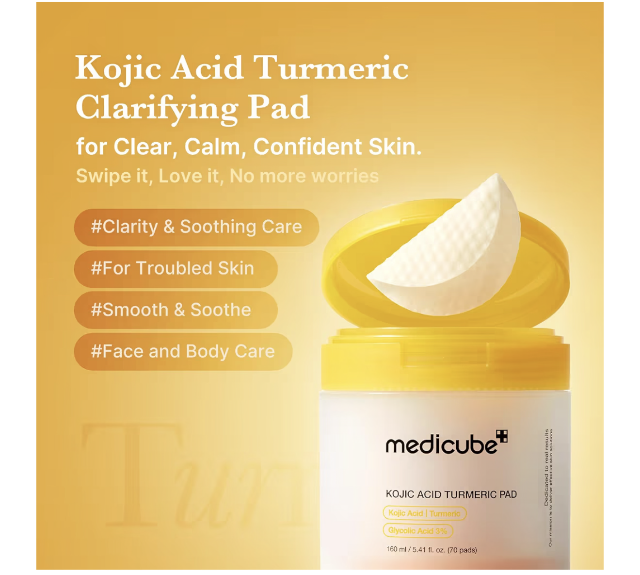 [MEDICUBE] Kojic Acid Turmeric Pad