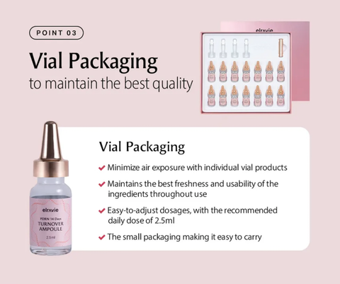 [ELRAVIE] Turnover Ampoule PDRN 14 Days - Thuy Nhung Shop