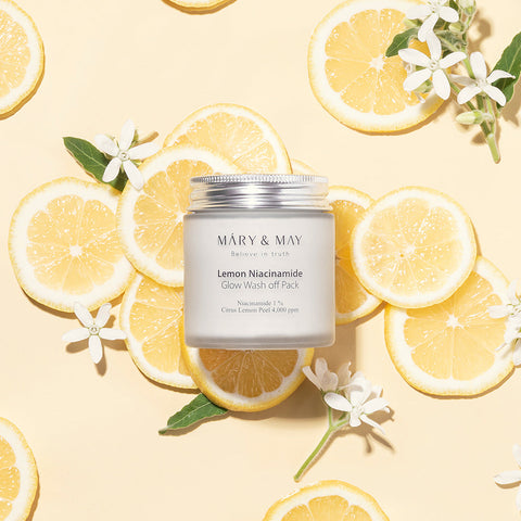 [MARY & MAY] Lemon Niacinamide Glow Wash Off Pack - Thuy Nhung Shop