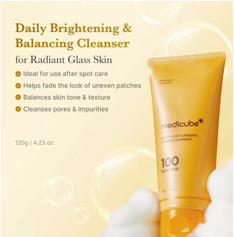 [MEDICUBE] Kojic Acid Turmeric Toning Cleanser