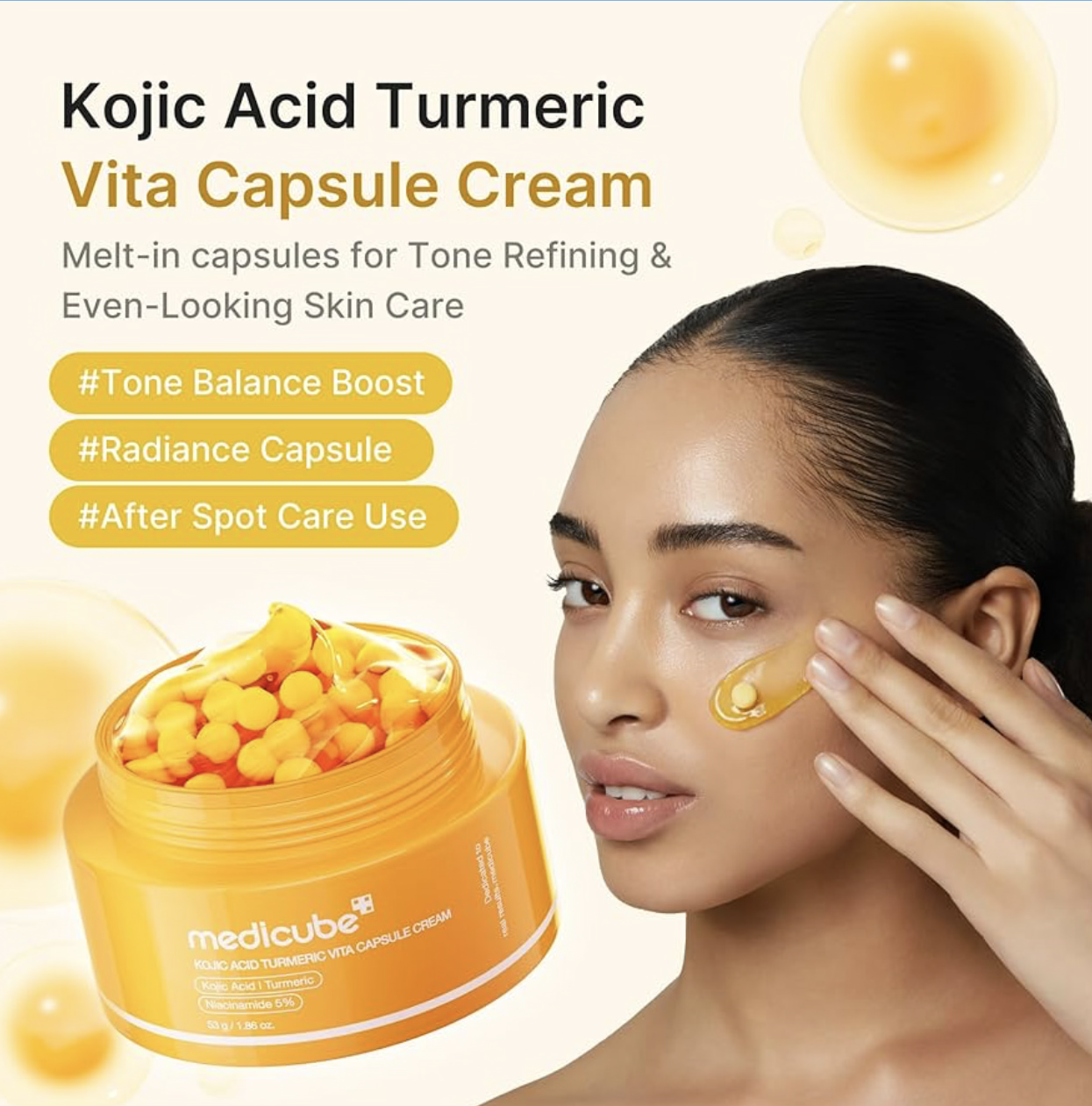 [MEDICUBE] Kojic Acid Turmeric Vita Capsule Cream