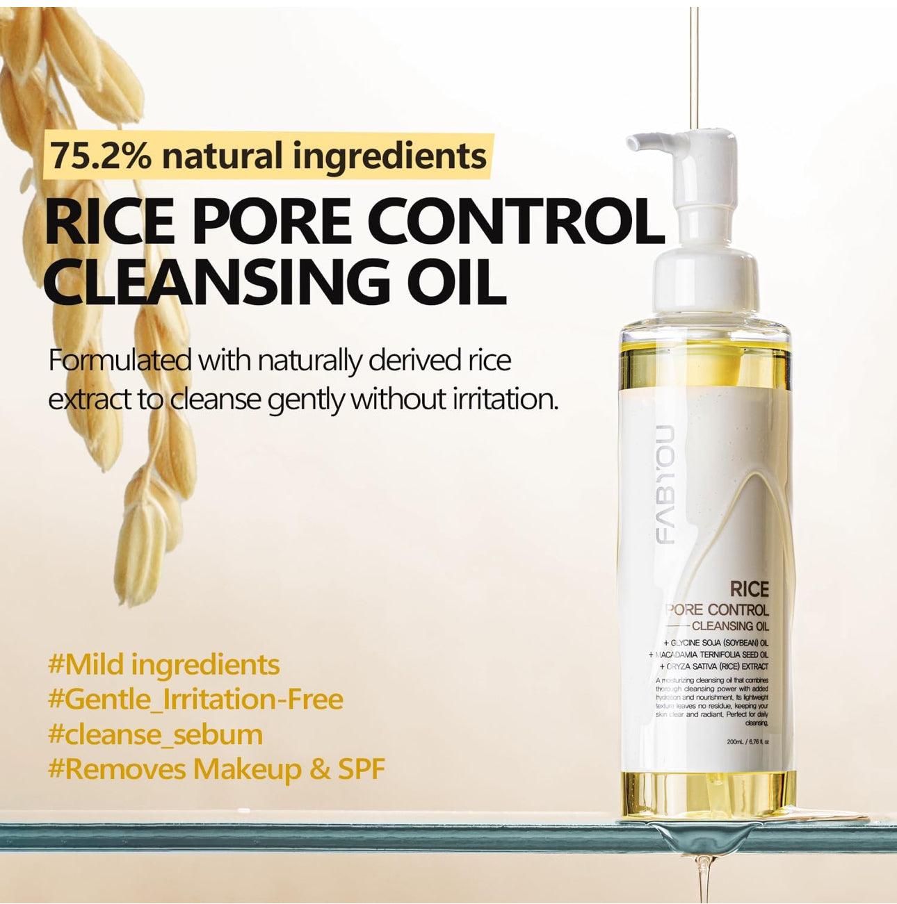 [FABYOU] Rice Pore Control Cleansing Oil - Thuy Nhung Shop