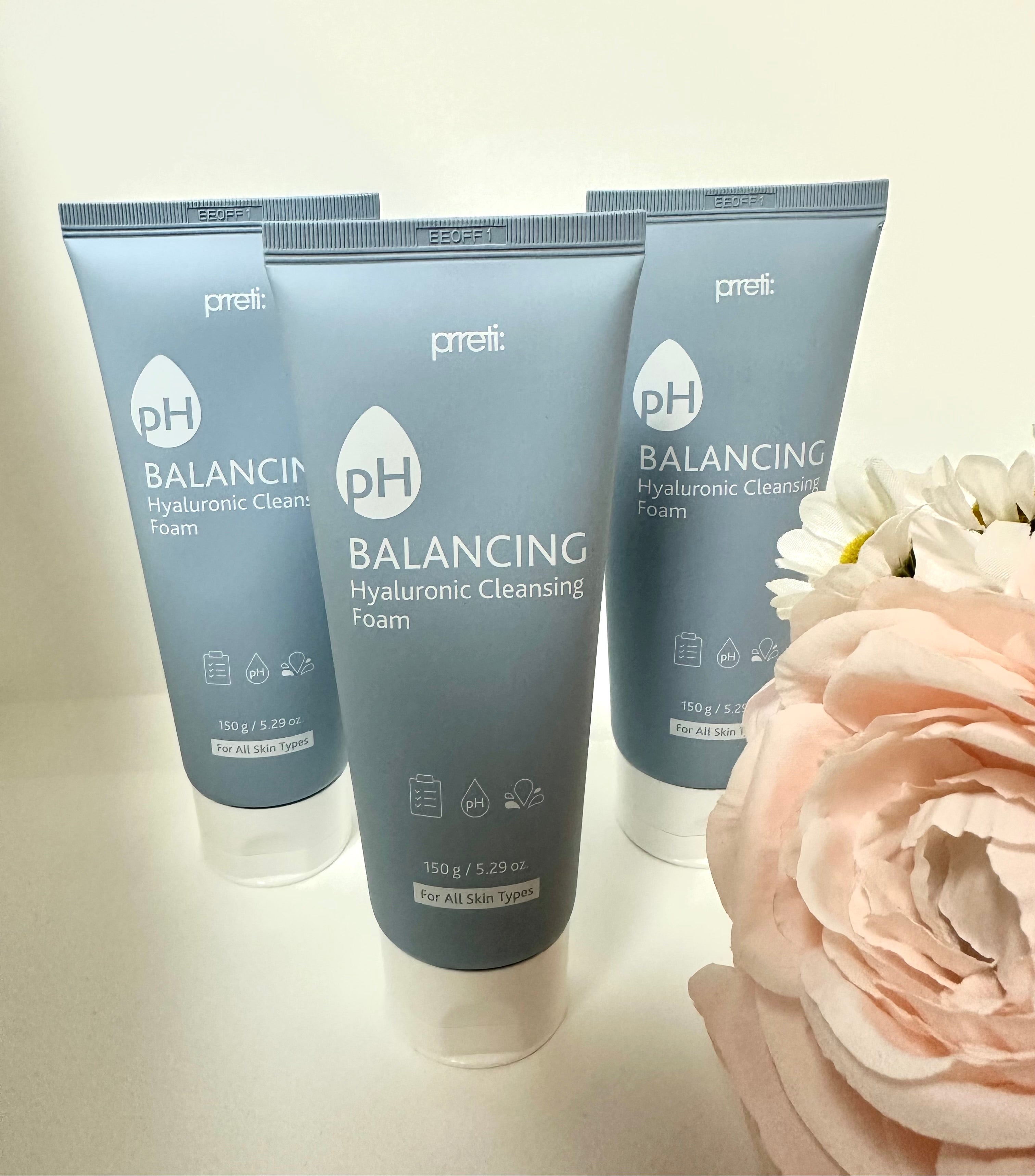 [PRRETI] pH Balancing Hyaluronic Cleansing Foam