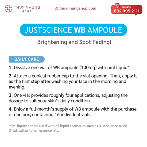 [ Bio FD & C]  WB AMPOULE FOR BRIGHTENING