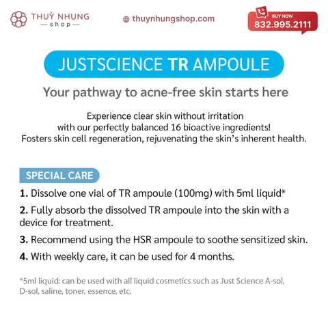 [ Bio FD&C]  TR AMPOULE FOR PORES CARE & ACNE TREATMENTS