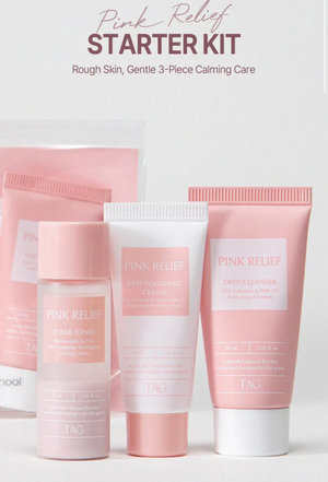 [TAG] Pink Relief Starter Kit 3pcs
