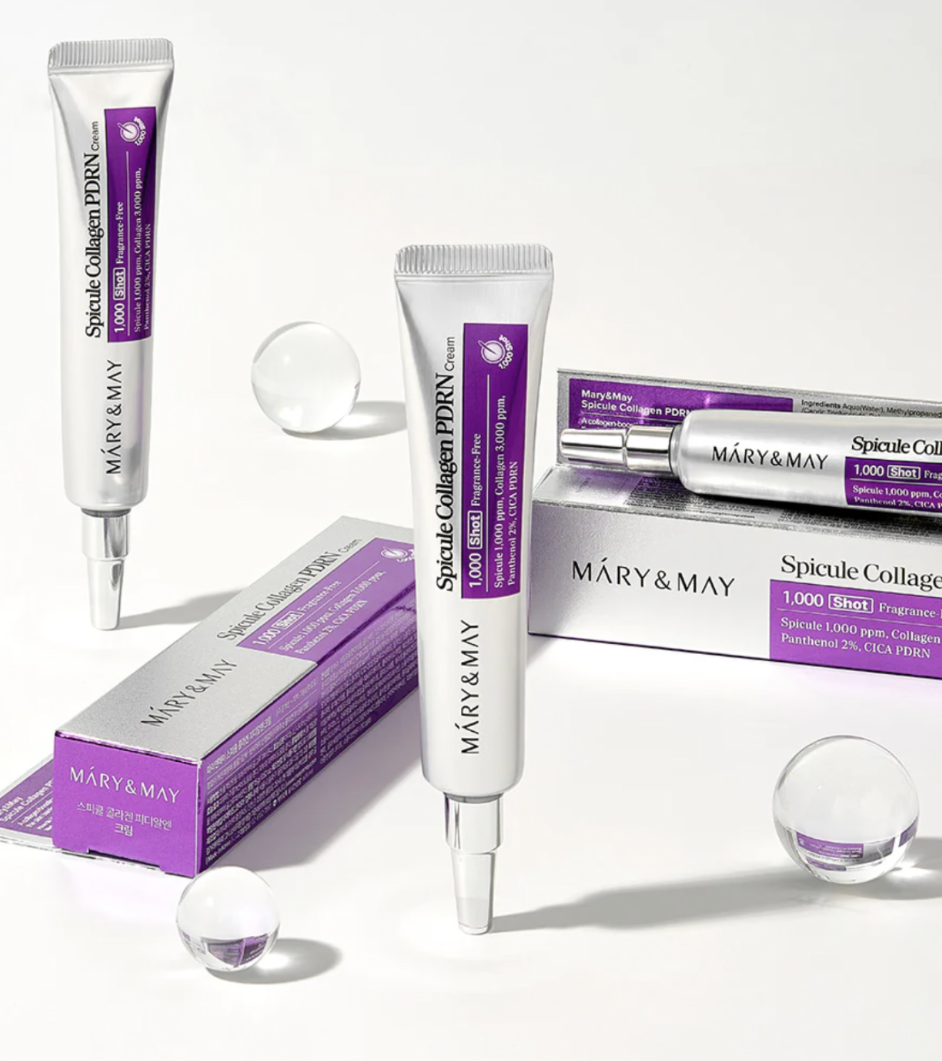 [MARY & MAY] Spicule Collagen PDRN Cream - 1000 Shot