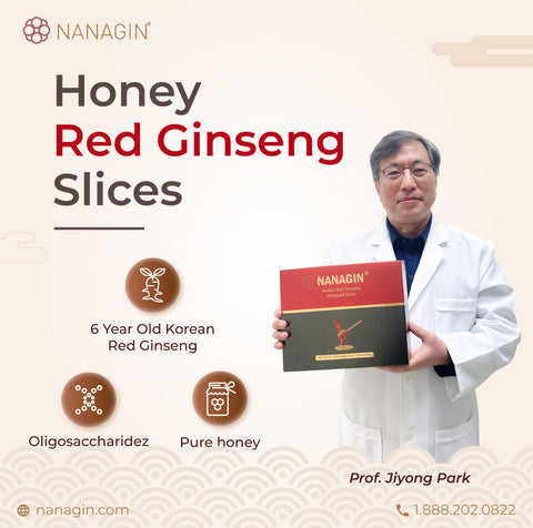 [NANAGIN] Korean Honey Red Ginseng Slices - Thuy Nhung Shop