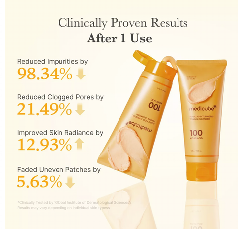 [MEDICUBE] Kojic Acid Turmeric Toning Cleanser