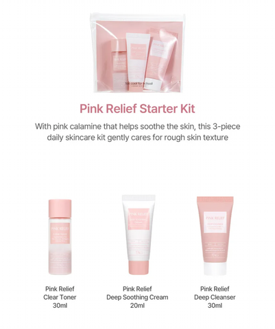 [TAG] Pink Relief Starter Kit 3pcs