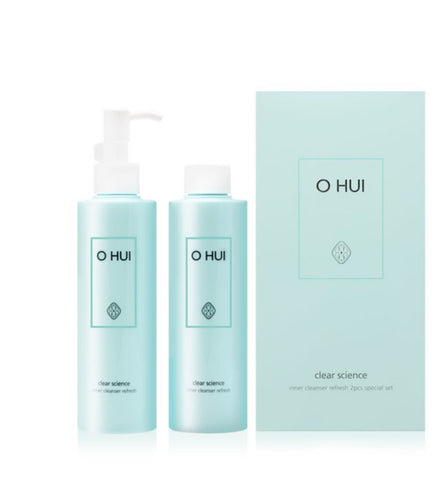 [OHUI] Clear Science Inner Cleanser Refresh 2pcs Special Set