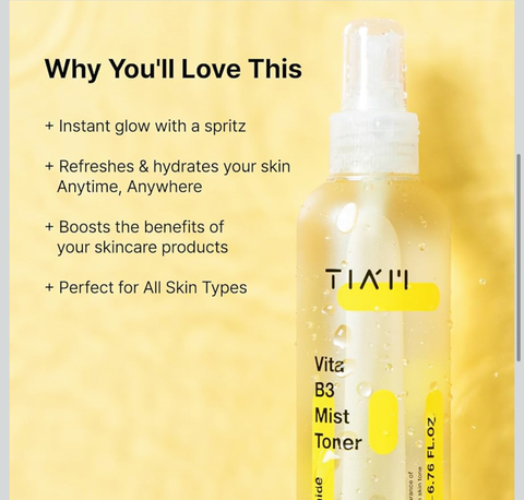 [TIA’M] Vita B3 Mist Toner - Thuy Nhung Shop