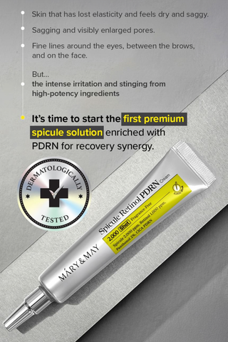 [MARY & MAY] Spicule Retinol PDRN Cream - 2000 Shot