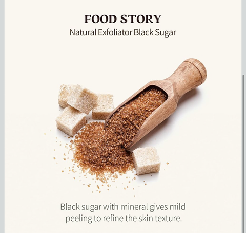 [SKINFOOD] Black Sugar Perfect Scrub Foam