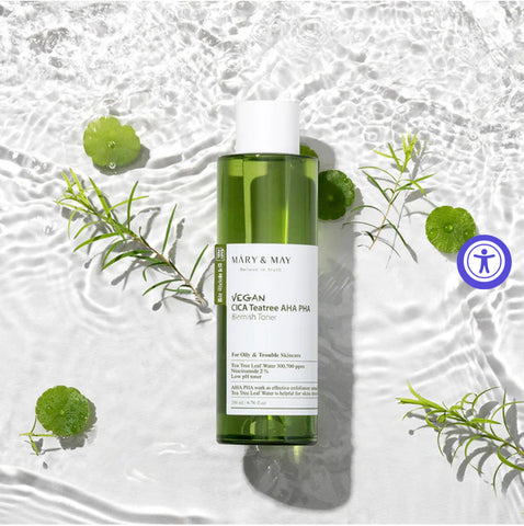 [MARY & MAY] Vegan Cica Tea Tree AHA PHA Toner - Thuy Nhung Shop