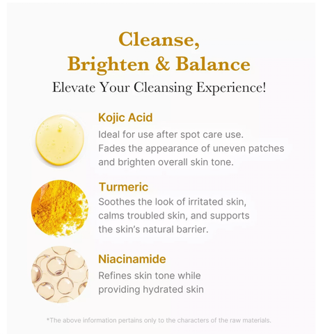 [MEDICUBE] Kojic Acid Turmeric Toning Cleanser