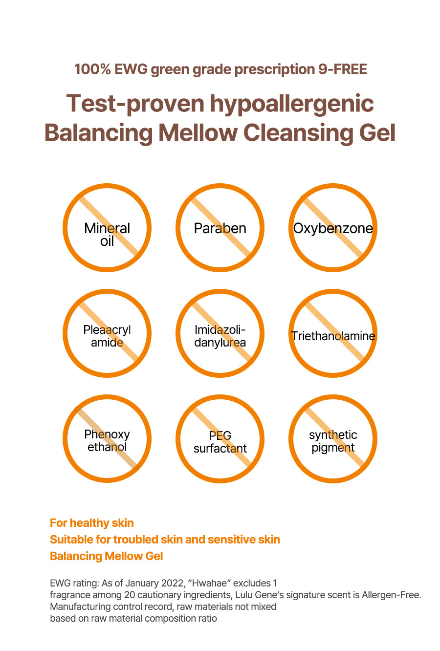 [LULUGINE] Balancing Mellow Cleansing Gel - Thuy Nhung Shop