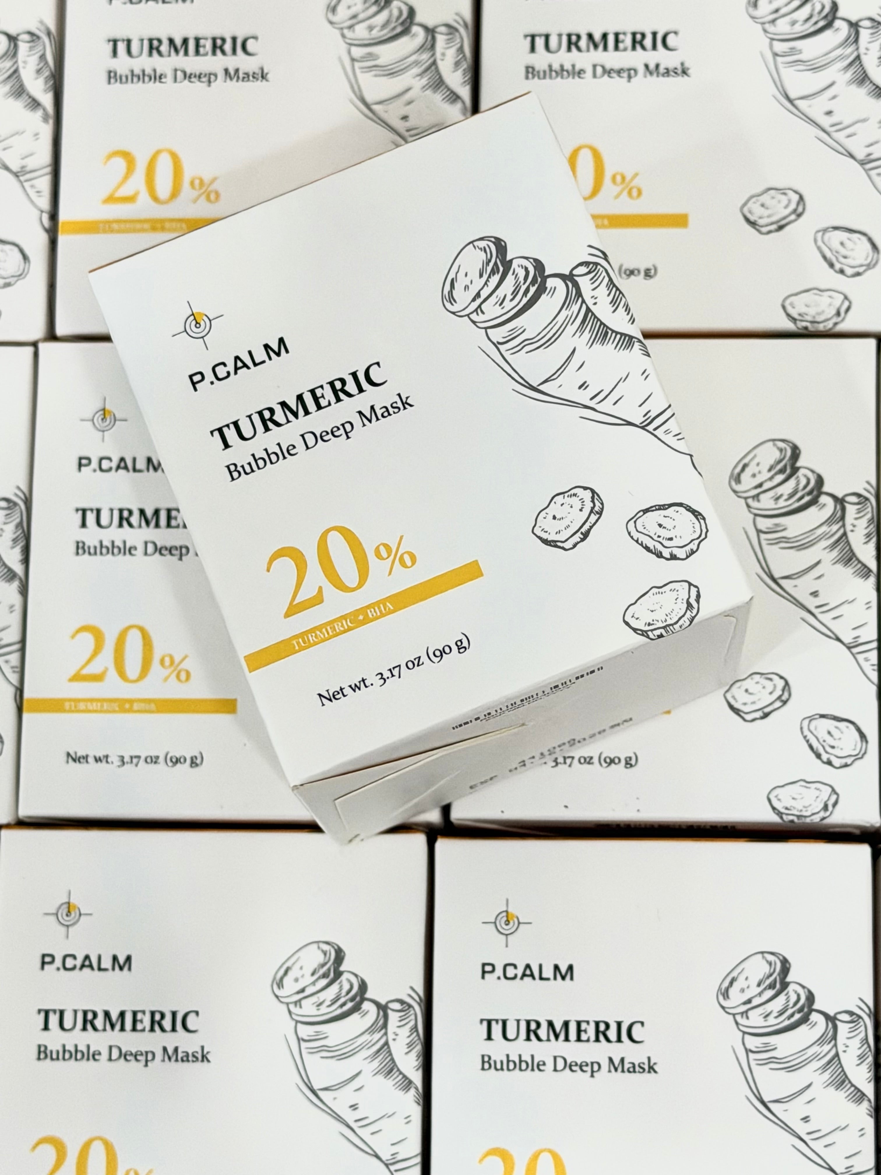 [P.CALM] Turmeric Bubble Deep Mask - Thuy Nhung Shop