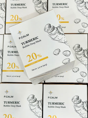 [P.CALM] Turmeric Bubble Deep Mask