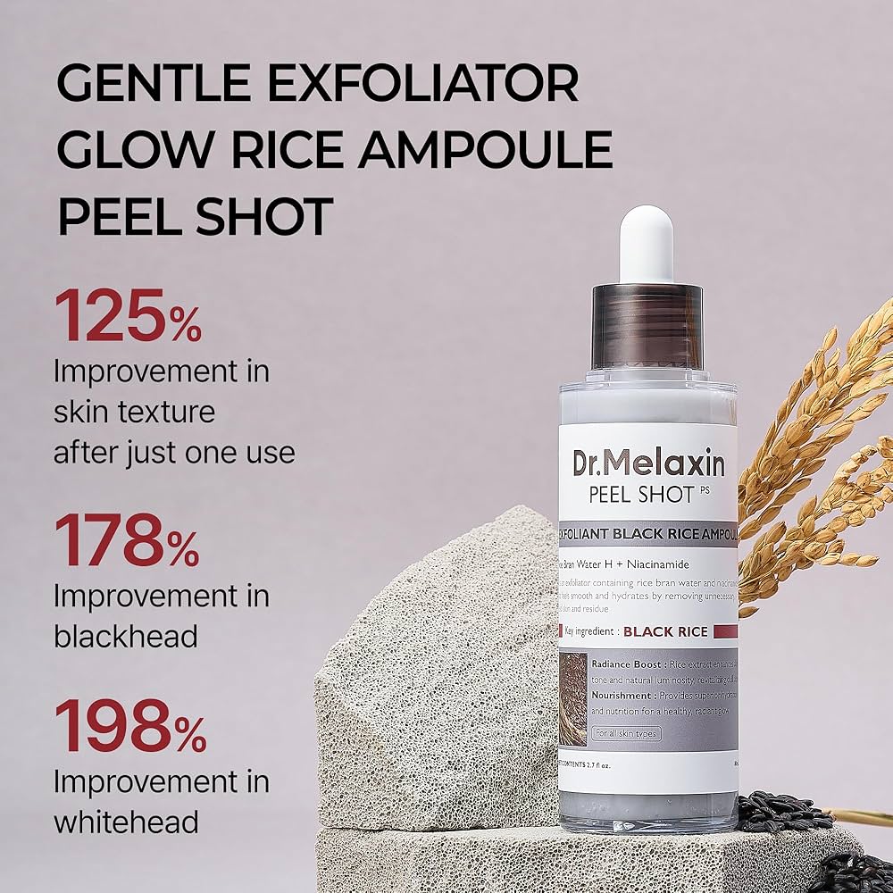 [Dr.Melaxin] Peel Shot Exfoliant Black Rice Ampoule - Thuy Nhung Shop