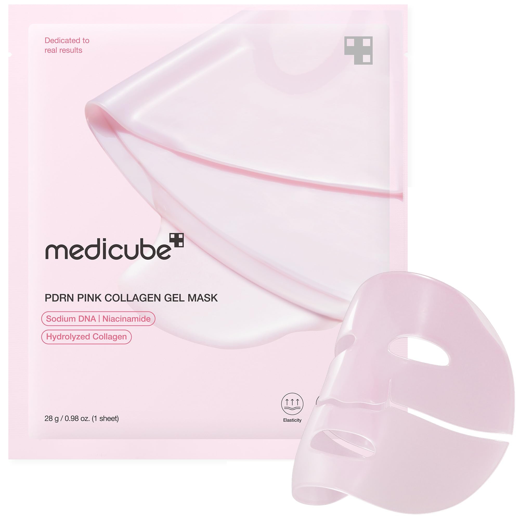 [MEDICUBE] PDRN Pink Collagen Gel Mask Set 4pcs