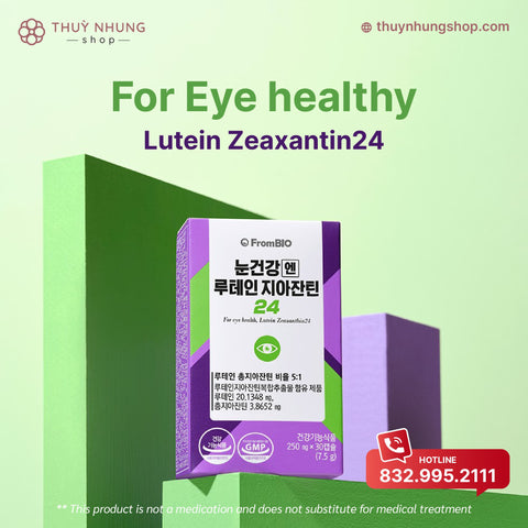 [ FROMBIO ] For Eye Health, Lutein Zeaxanthin24 - Thuy Nhung Shop