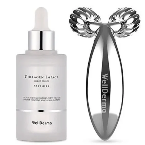[WELLDERMA] Collagen Beauty Care Serum & Lifting Roller Set