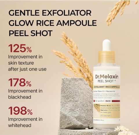 [DR. MELAXIN] Peel Shot Exfoliating White Rice Ampoule
