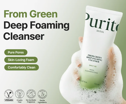 [PURITO SEOUL] From Green Deep Foaming Cleanser