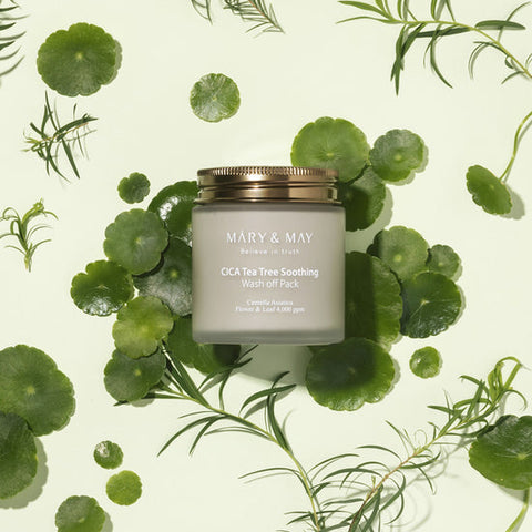[MARY & MAY] CICA Tea Tree Soothing Wash Off Pack - Thuy Nhung Shop