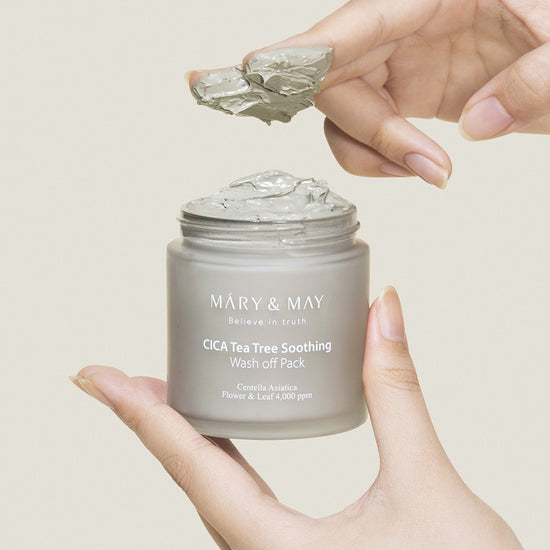 [MARY & MAY] CICA Tea Tree Soothing Wash Off Pack - Thuy Nhung Shop
