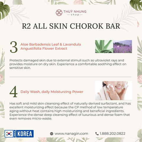 APYLD R2 All Skin Chorok Bar (100g(85g dried) x 6) - Thuy Nhung Shop