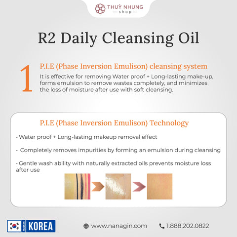 APYLD R2 Daily Cleansing Oil 200ml / 6.76oz - Thuy Nhung Shop