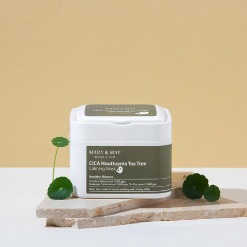 [MARY & MAY] CICA Houttuynia Tea Tree Calming Mask