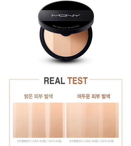[MACQUEEN NEW YORK] Fake Up 3 Color Shading - Thuy Nhung Shop