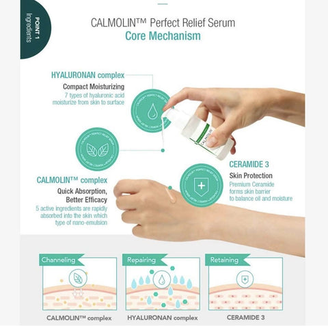 [ACROPASS] Calmolin Perfect Relief Serum 30ml, Strengthen Skin Barrier for Sensitive Skin (Weight 0.265 lbs) - Thuy Nhung Shop