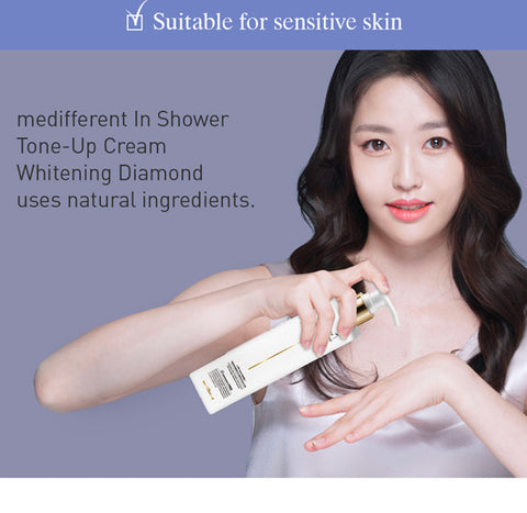 MEDIFFERENT IN SHOWER TONE UP CREAM WHITENING DIAMOND 300ml - Thuy Nhung Shop