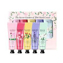 [MEDI FLOWER] The Secret Garden Of Five Hand Cream 50g * 5ea (Weight : 339g)- Pink - Thuy Nhung Shop